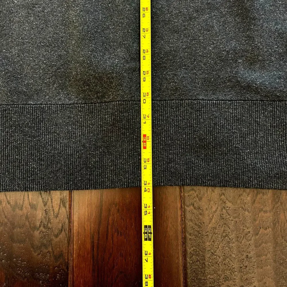 Women's Black Madewell Hooded sweater dress size XL oversized Comfort cozycore - Picture 7 of 7